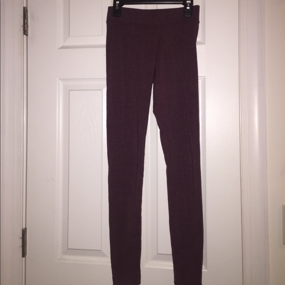 burgundy aeropostale never worn leggings